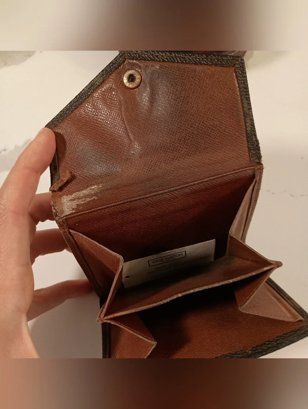 Louis Vuitton Vintage Monogram Elise Trifold Wallet